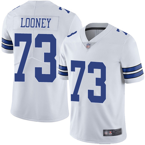 Men Dallas Cowboys Limited White Joe Looney Road #73 Vapor Untouchable NFL Jersey